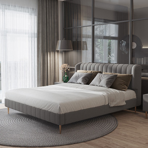 Gli ultimi mobili per camera da <span class=keywords><strong>letto</strong></span> progettano la struttura <span class=keywords><strong>del</strong></span> <span class=keywords><strong>letto</strong></span> King Size <span class=keywords><strong>con</strong></span> la <span class=keywords><strong>testiera</strong></span> <span class=keywords><strong>del</strong></span> <span class=keywords><strong>letto</strong></span> <span class=keywords><strong>del</strong></span> cuscino - Product Image 1