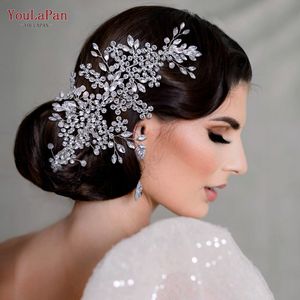 YouLaPan - Joyería de Cristal de Lujo para el Cabello de Novia, Accesorios para el Cabello de Novia, Pinza para el Cabello de Novia, Tiara para Concurso de Belleza, Horquillas para el Cabello, HP253 - Product Image 1