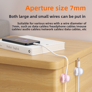 Clip de Plástico con Resorte para Cables, Diseño Moderno, Adhesivo Fuerte, Organizador de Cables para Sala de Estar, Venta al Por Mayor - Product Image 4