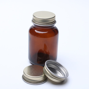 100ml 150ml 200ml 250ml 300ml Botellas <span class=keywords><strong>de</strong></span> vidrio ámbar Tapón <span class=keywords><strong>de</strong></span> goma Pastilla vacía Conteo Tableta Cápsula Botella Embalaje - Product Image 3