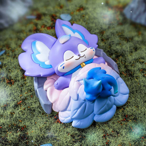 100% véritable Bubble Mart honneur des rois rêve forêt série aveugle boîte chiffres à la mode mignon Anime à collectionner jouet cadeaux - Product Image 4