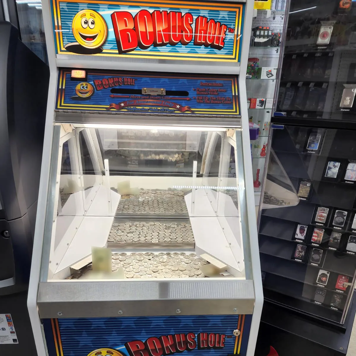 Arcade Ticket Einlösung Spiel automat Münz schieber Münz betriebene Spiele Bonus Hole Coin Pusher