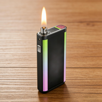 Briquet USB en métal personnalisé en gros, torche électrique à arc rechargeable moderne pour le camping (plastique)