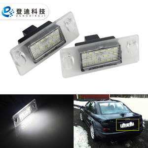 Luces de matrícula Dengdi Keji LED blancas de 12V para Audi A3 A4 A5 S4 B5 Avant 96-03 PZ139 - Product Image 4