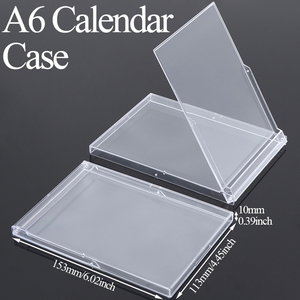 SUNSHING Porte-menu photo simple, calendrier, design moderne, support de table en plastique, support de calendrier A6 en acrylique, support de bureau - Product Image 1