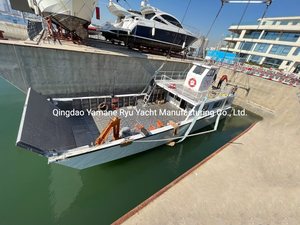 50 футов баржа лодка алюминиевый 5083 десантный корабль Роскошный корабль для грузового транспорта горячая распродажа - Product Image 4