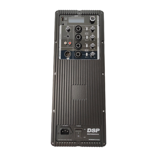 High Efficiency Pro Audio DSP Monoblock Mixer Class D Power Amplifier Module for Audio Sound Equipment & Speakers