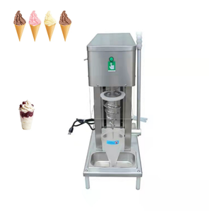 Fresh Fruit Ice Cream Mixing Machine Fruit Frozen Yogurt Ice Cream Mixer Machine Fruit Soft Serve Ice Cream Maker Machine - Product Image 3