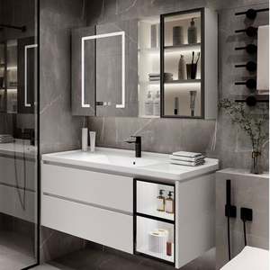 New Design Modern Wooden <b>Bathroom</b> Vanity Set - Product Image 3