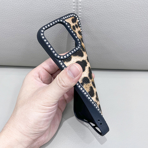 Vì vậy, mát Bling long lanh kim cương <span class=keywords><strong>Leopard</strong></span> in sang trọng mềm TPU mới điện thoại di động Trường hợp đối với iPhone 16 15 14 13 - Product Image 2