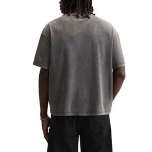 T-shirts délavés vintage personnalisés pour hommes - Product Image 2
