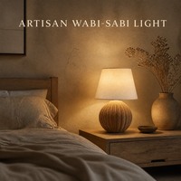 Lampe de table en rotin tissé à la main Wabi-sabi, style nordique rétro, lampe de chevet avec abat-jour en tissu pour la décoration de la maison, du bureau, du B&B AX5W