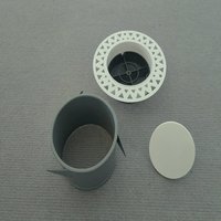 Système Cvc Réglable Rond Détachable Abs Diffuseur Plastique Apaisant Sans Cadre Intégré Évent Frais