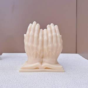 גדול jesus משפחה סיליקון נר עובש שרף יד עובש עבור קטיפת בטון גבס בטון ביצוע כלי עוגה - Product Image 4