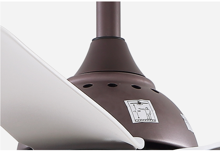 Breeze.Lux New listing decorative ceiling fan lights nature wind 5 blades remote control ceiling fan