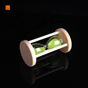 Horloge de sable en bois personnalisé, <span class=keywords><strong>brossage</strong></span> des <span class=keywords><strong>dents</strong></span>, pendule de sable en verre coloré et élégante, décoration de maison, vente en gros, 2019 - Product Image 4