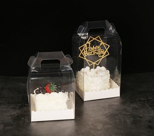 Hộp Đựng Bánh Trong Suốt Bằng Nhựa PET Hộp Giấy Bọc Trong Suốt Cho Cuộn Bánh Donut Bánh Ngọt Bánh Cupcake Đóng Gói - Product Image 5