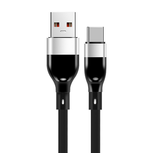 Câble de charge USB-C vers Type-C de qualité supérieure, en silicone liquide véritable, avec puce intelligente, température constante, charge rapide 6A - Product Image 2