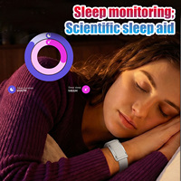 Gelang Pintar Olahraga Tanpa Layar OEM ODM VG70 Pelacak Tidur ECG HR BP HRV Monitor Gelang Tangan Multi Mode Latihan Pelacak Kebugaran