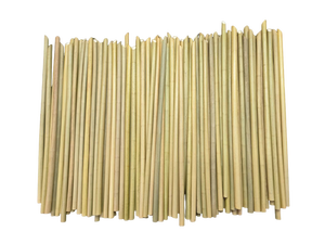 Pailles à boire jetables écologiques pour les fêtes, biodégradables, compostables, en bambou naturel, en roseau, longueur 200 mm, origine Vietnam - Product Image 5