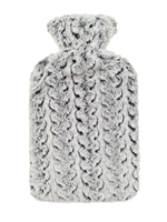 Bouillottes en caoutchouc de 2000 ml conformes aux normes britanniques, avec housse en peluche douce, vente en gros