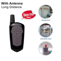 Duplicateur de télécommande automatique pour garage 433 MHz, ouvre-porte de portail avec code fixe, clonage de code roulant électrique en ABS pour accès au portail
