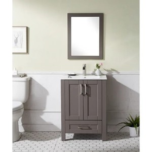 New modern smart simple storage <b>mirror</b> cabinet bathroom cabinet floor-standing washbasin cabinet - Product Image 1