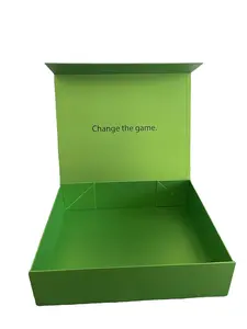 2024 mới biểu tượng tùy chỉnh quà tặng sang trọng từ các tông Kraft gói Nam châm gấp hộp gói hộp giấy