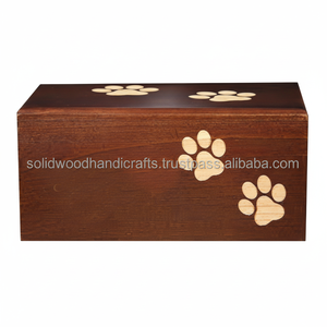 โกศไม้โกศไม้สำหรับใส่ขี้เถ้าไม้โกศสำหรับสุนัขและแมว - Product Image 1