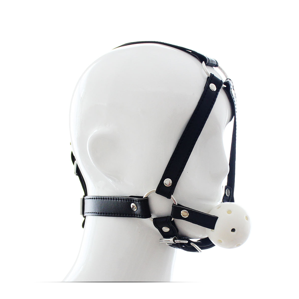 Black Belt, White Ball Gag