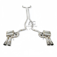 Échappement Valvetronic en acier inoxydable 304 pour Chevrolet Camaro 3.6L 6.2L, silencieux arrière avec embouts quadruples, montage 100% Bolt-on