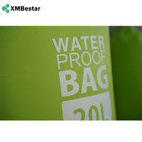 Bolsa Impermeable Transparente de 20L con Ventana, Bolsa Seca Enrollable a Prueba de Fugas de 190T para Playa, Natación y Deportes Acuáticos
