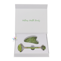 Emballage de produit de beauté personnalisé impression de cadeaux conception recyclable boîte de papier rouleau de Guasha pour masseur de fantaisie