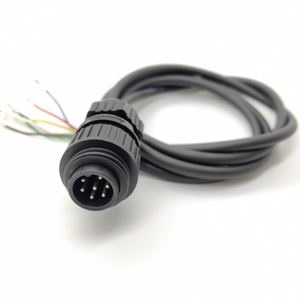 M15 Industriële 2/3-pins circulaire connector met soldeerbare aansluiting, IP67 waterdicht, inclusief kabel - Product Image 3