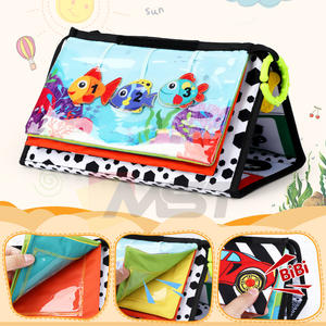 ของเล่นสำหรับเด็ก,ของเล่นเด็กมีกระจกส่องหน้าท้องทำจากกระจกสีขาวดำความเปรียบต่างสูงสองเท่าสำหรับทารก - Product Image 2