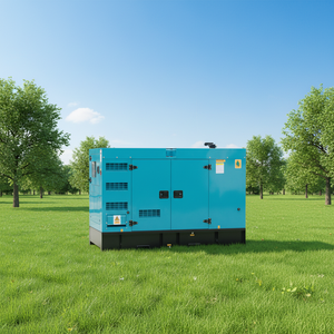 Stille 3-fasen 50KVA 40KW dieselgenerator 50/60Hz, draagbare aggregaat met geluidsisolerende kap - Product Image 1