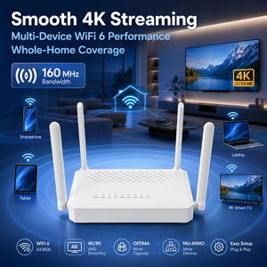 ราคาโรงงาน ZIKUN XPON CATV ONU Dual Band WiFi ONT 4GE VoIP FTTH โมเด็ม รองรับเครือข่าย GPON EPON ISP รุ่น ZC-521GT - Product Image 2