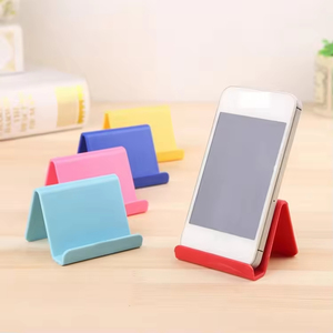 Soporte para teléfono móvil de color caramelo, ligero y sencillo, portatarjetas de visita portátil para uso en escritorio para el hogar o la oficina - Product Image 1