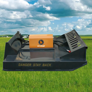 Высококачественный погрузчик с гидравлической травой и щеткой - Product Image 6