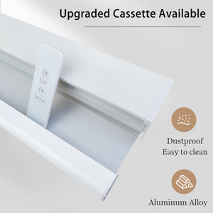 Persianas cebra motorizadas longitud personalizada Alexa Smart Blackout persianas y cortinas interior eléctrico día y noche persianas dobles - Product Image 4