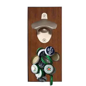 दीवार घुड़सवार बोतल सलामी बल्लेबाज फ्रिज मैग्नेट चुंबकीय बोतल सलामी बल्लेबाज के साथ माउंट