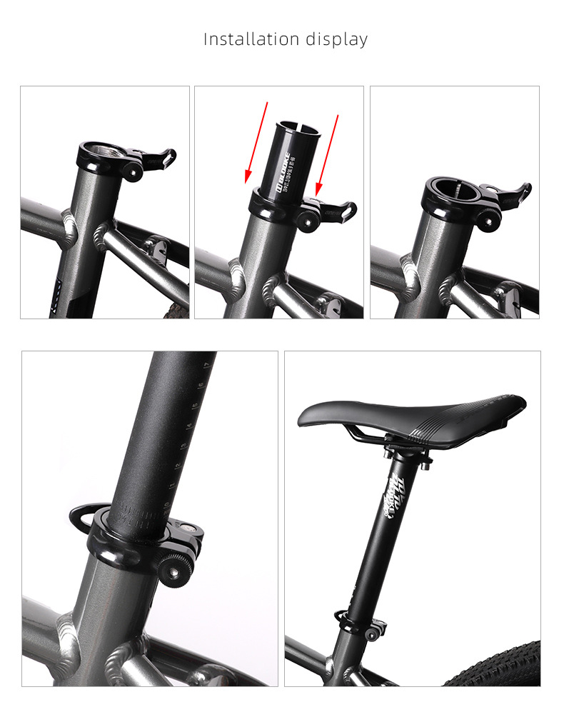 ドロッパーシートポスト、MTBロードバイクBMX用バイクシート