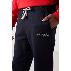 Conjunto Deportivo para Hombre Fiesta, Azul Marino, Algodón, Corte Cómodo, Sudadera con Capucha y Pantalones Casuales, 400 Gramos - Product Image 3