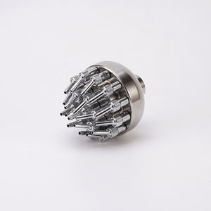 Buse de fontaine à feux d'artifice réglable en acier inoxydable de 1,5 pouce pour jardin, aménagement paysager et bassin - Product Image 1