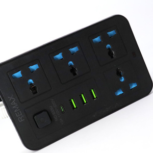 Tùy Chỉnh 4-Trong-1 Đa Chức Năng Tiêu Chuẩn Máy Tính Để Bàn Điện Dải 3 Cổng USB 1 Loại C Mở Rộng Anh Chúng Tôi Phổ Power Dải - Product Image 4