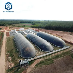 HDPE màng chống thấm Vật liệu lót bãi rác cho dự án hầm Biogas trong canda