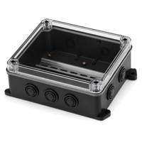 Piezas de Moldeo por Inyección de Plástico Personalizadas, Caja de Conexiones Eléctricas de ABS y PC, Carcasa Transparente para Instrumentos, Componentes de Molde