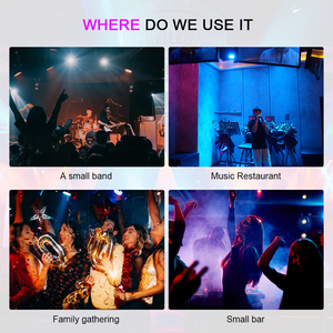 Ready To Ship 60W DMX512 <strong>LED</strong> Mini Beam Gobo Moving Head Sound Activated System For Instant Party Wedding Small Bar Events - Product Image 6