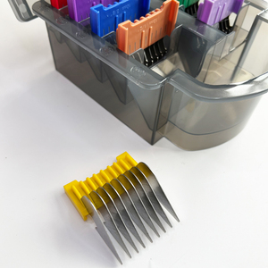 <span class=keywords><strong>Tondeuse</strong></span> électrique pour animaux de compagnie, kit de peignes limiteurs, accessoires de tête de coupe Teddy Larebi, en POM et acier inoxydable, 3-25mm - Product Image 3