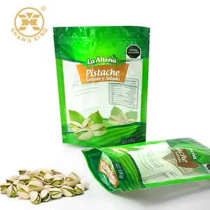 Bolsa de presilha personalizada, bolsa de plástico alimentício de grau alimentar, com zíper, porca noz, amêndoa - Product Image 1